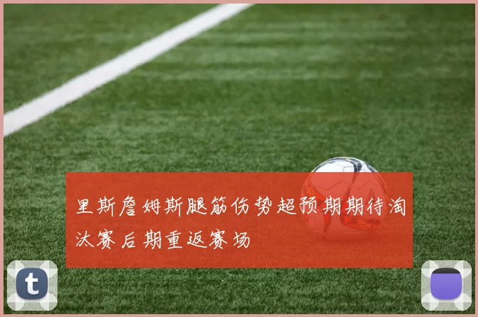 里斯詹姆斯腿筋伤势超预期期待淘汰赛后期重返赛场